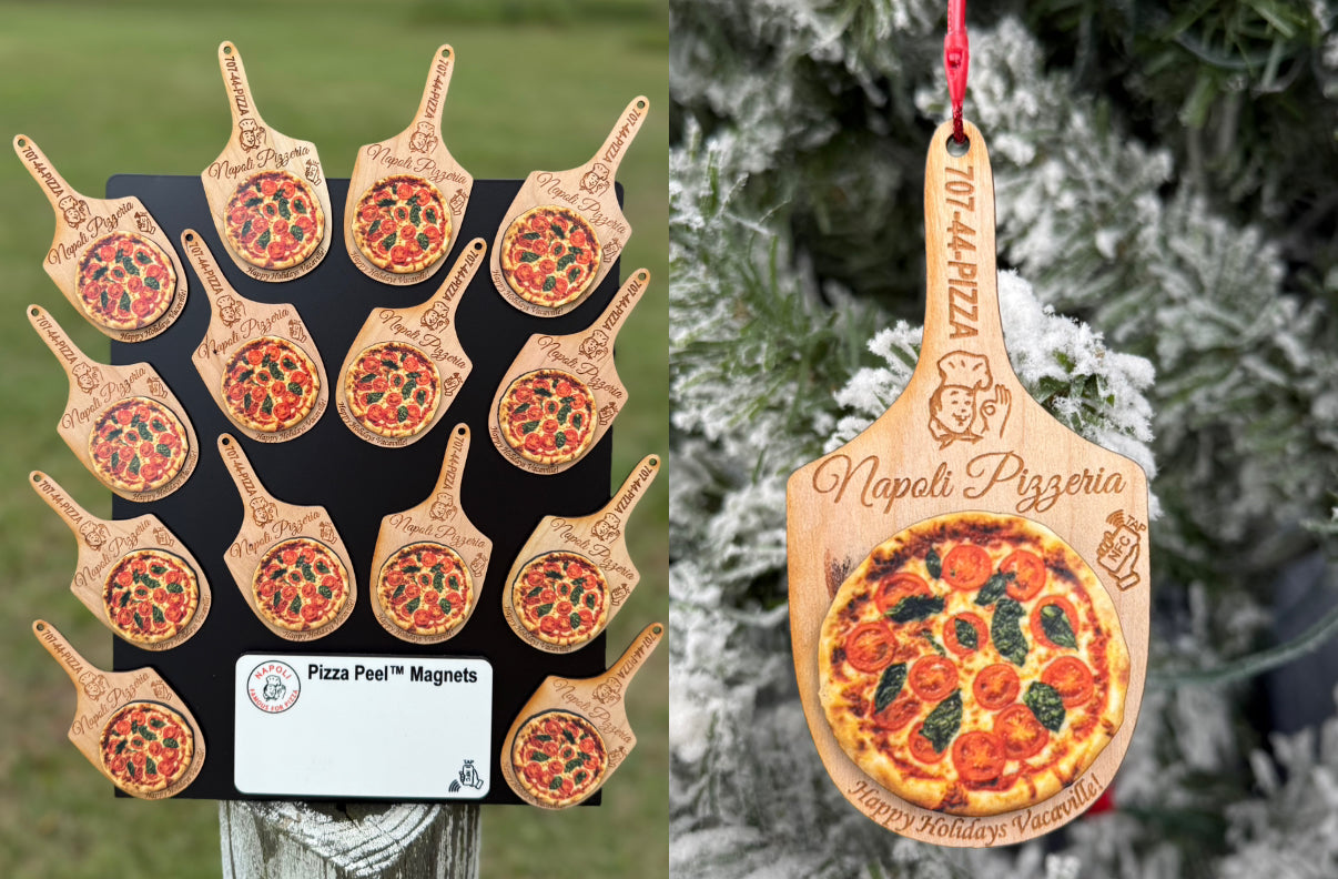Popp's Pizza Peel™ Magnets & Ornaments