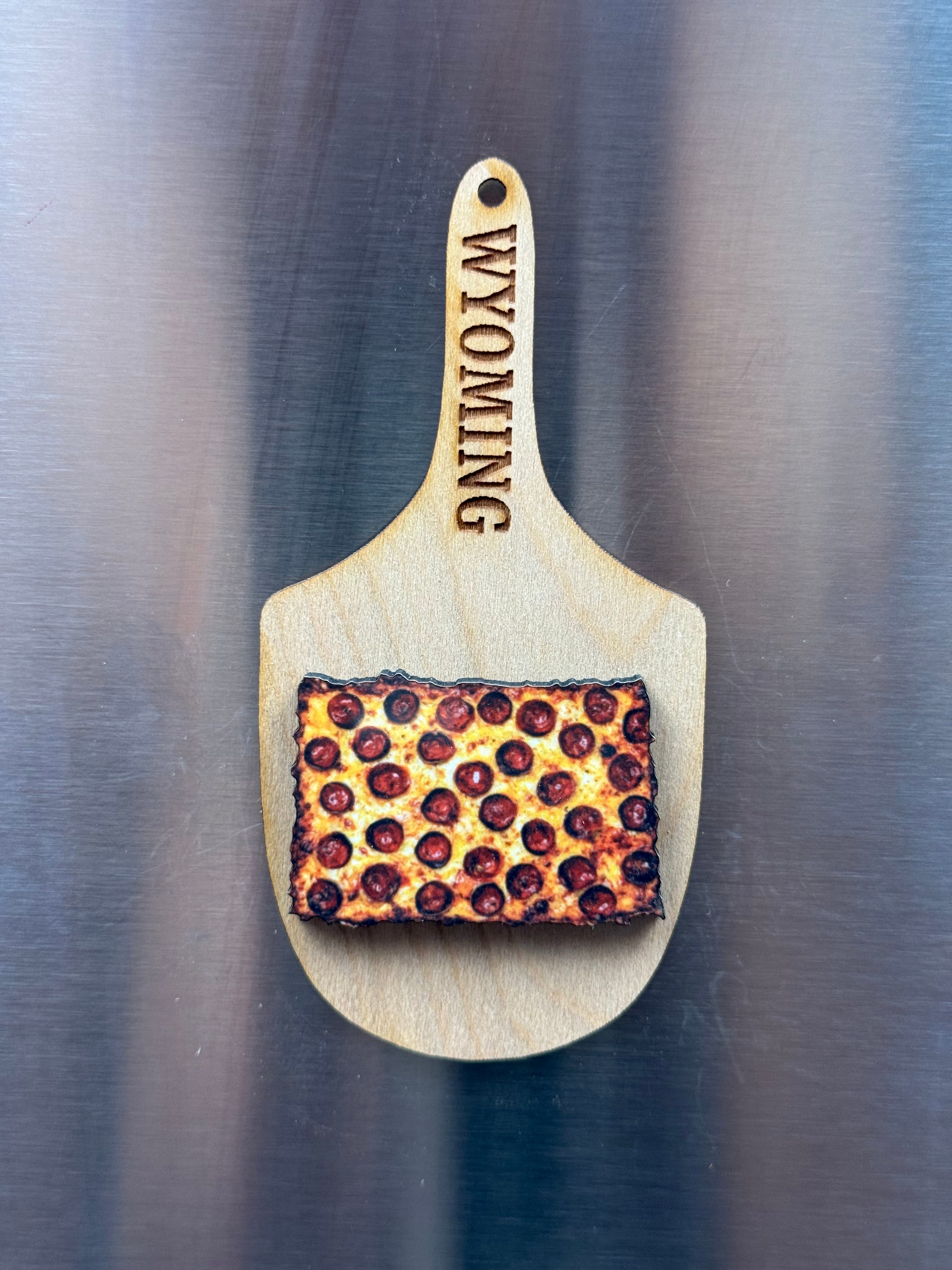 State Pizza Peel Magnets