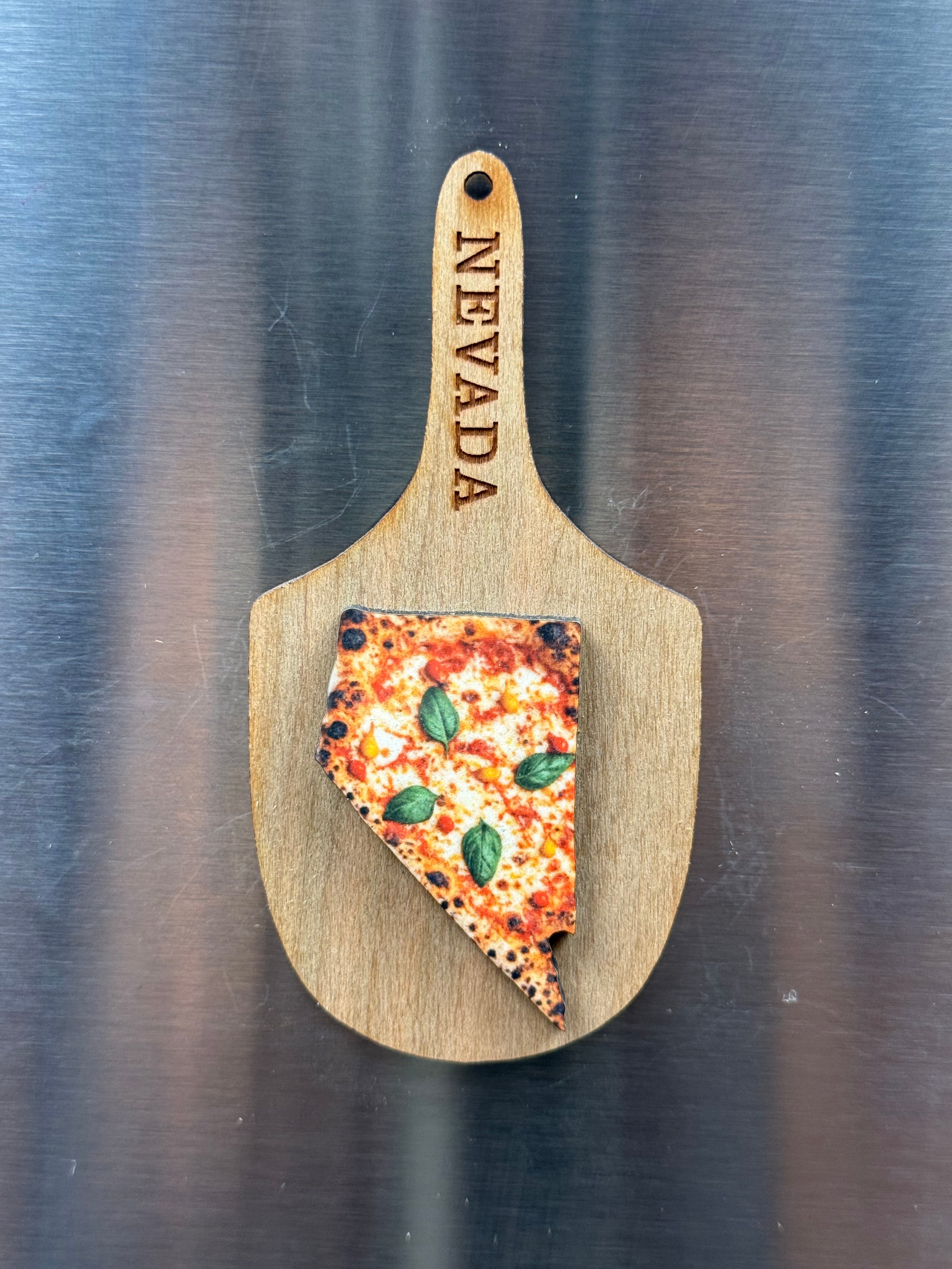 State Pizza Peel Magnets