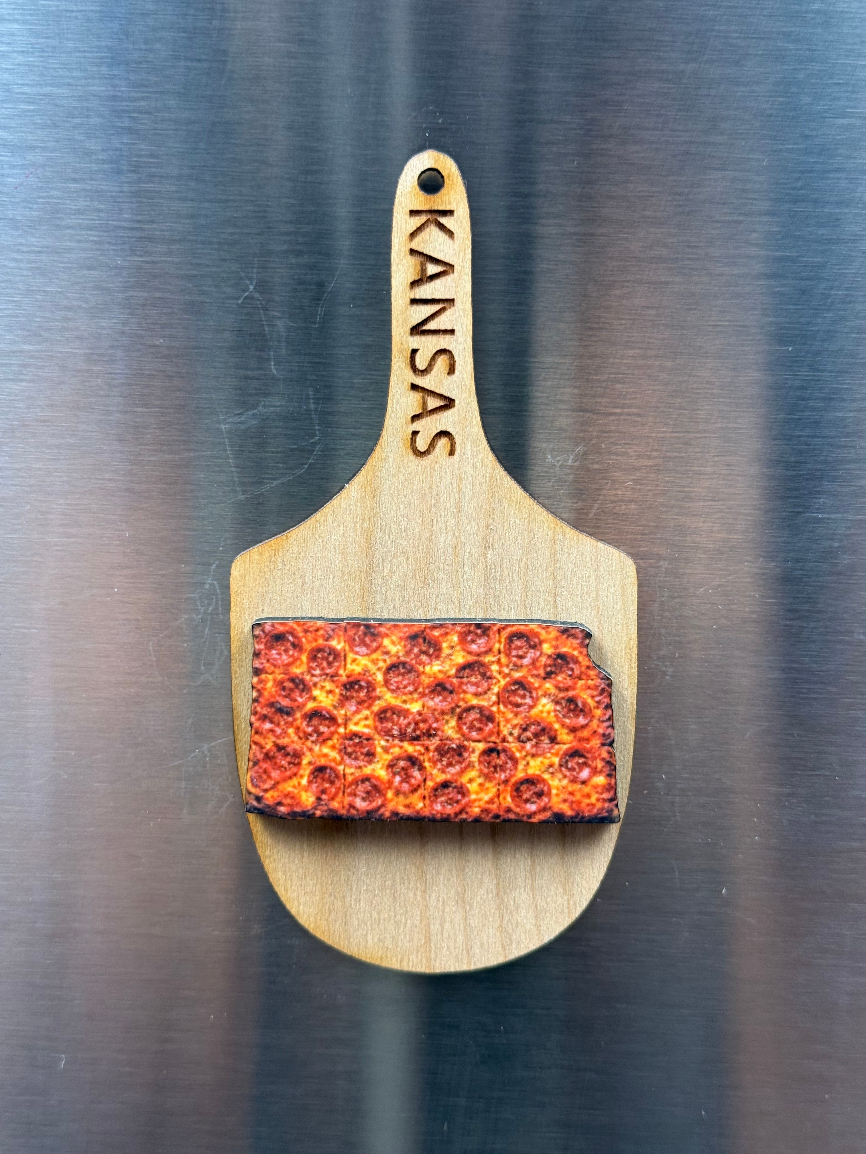 State Pizza Peel Magnets