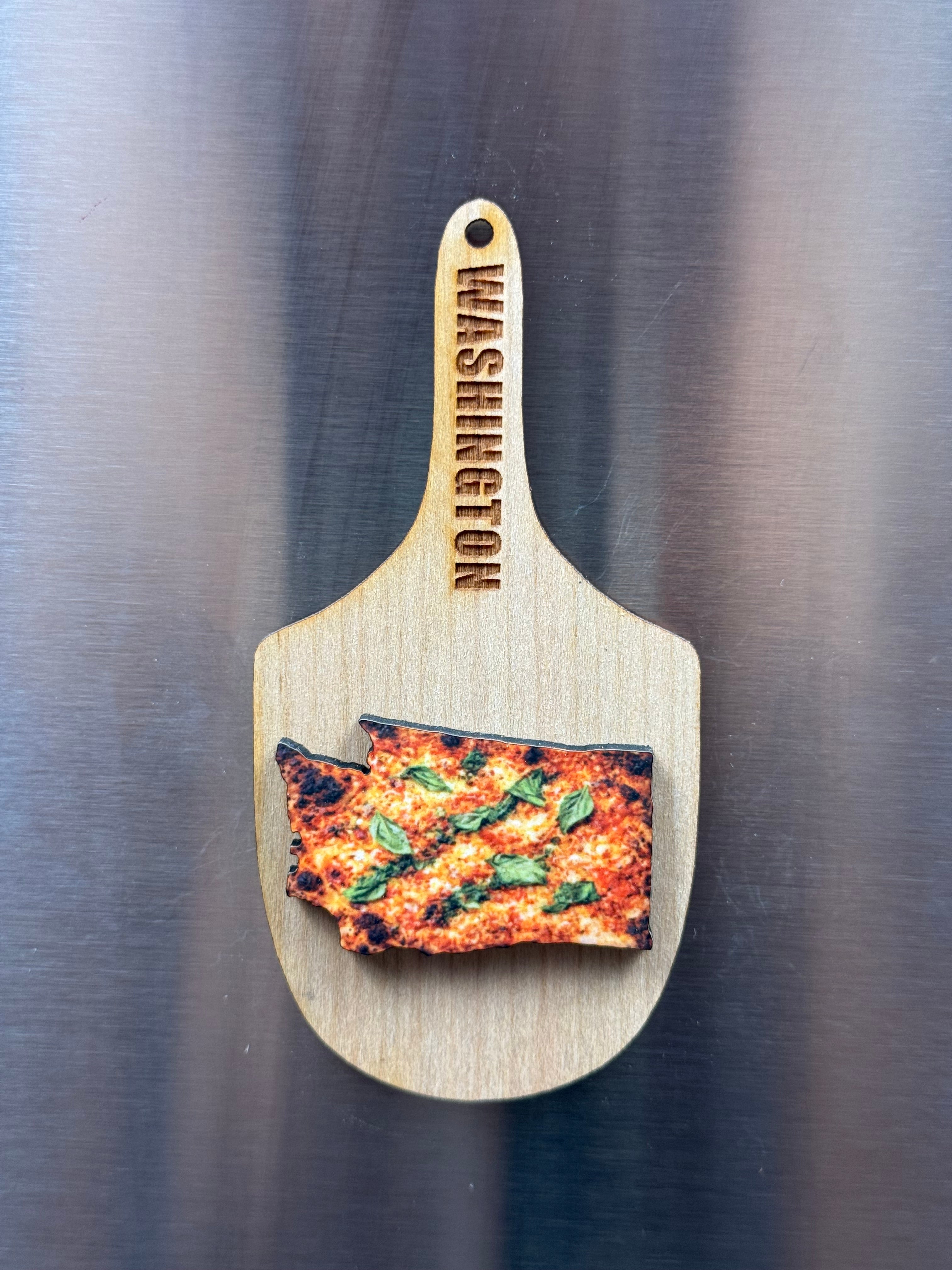 State Pizza Peel Magnets