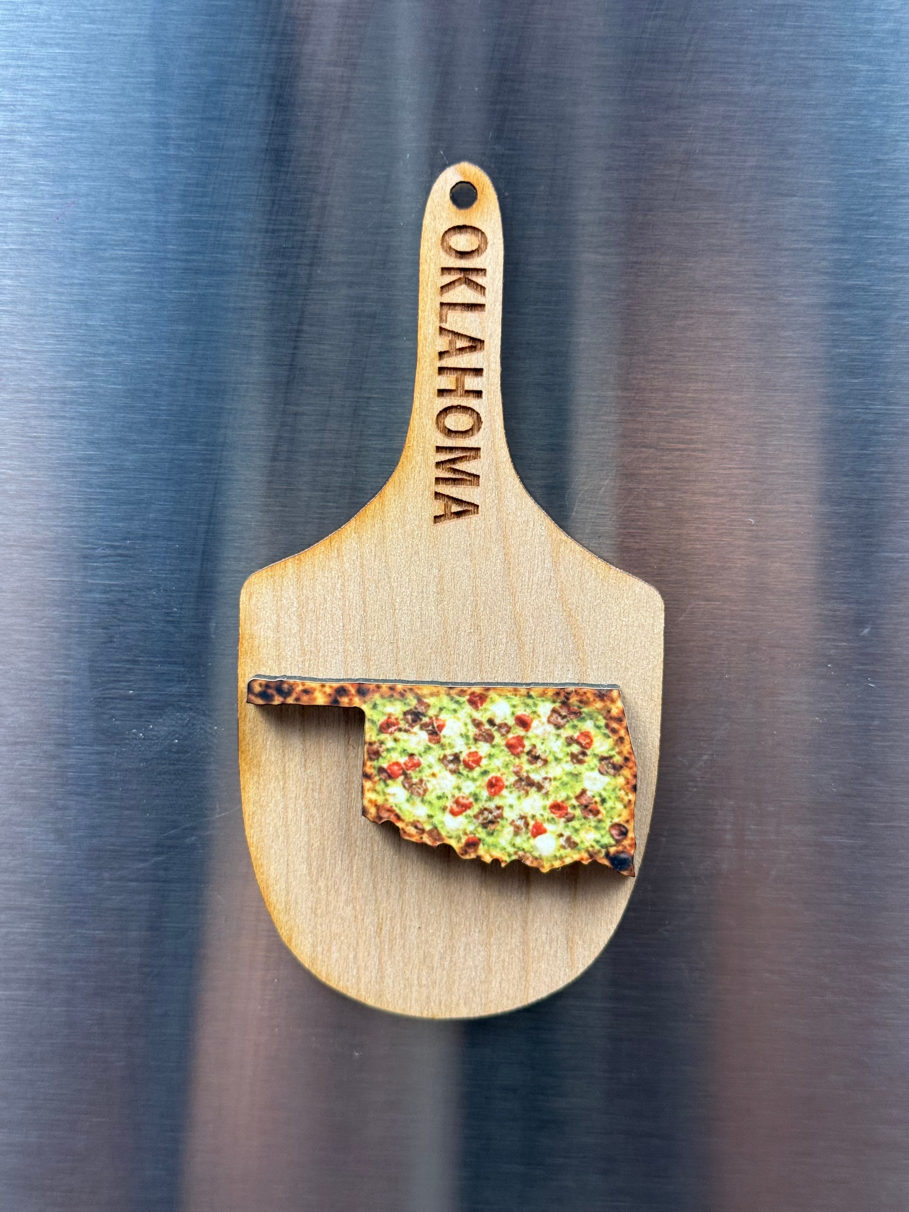 State Pizza Peel Magnets