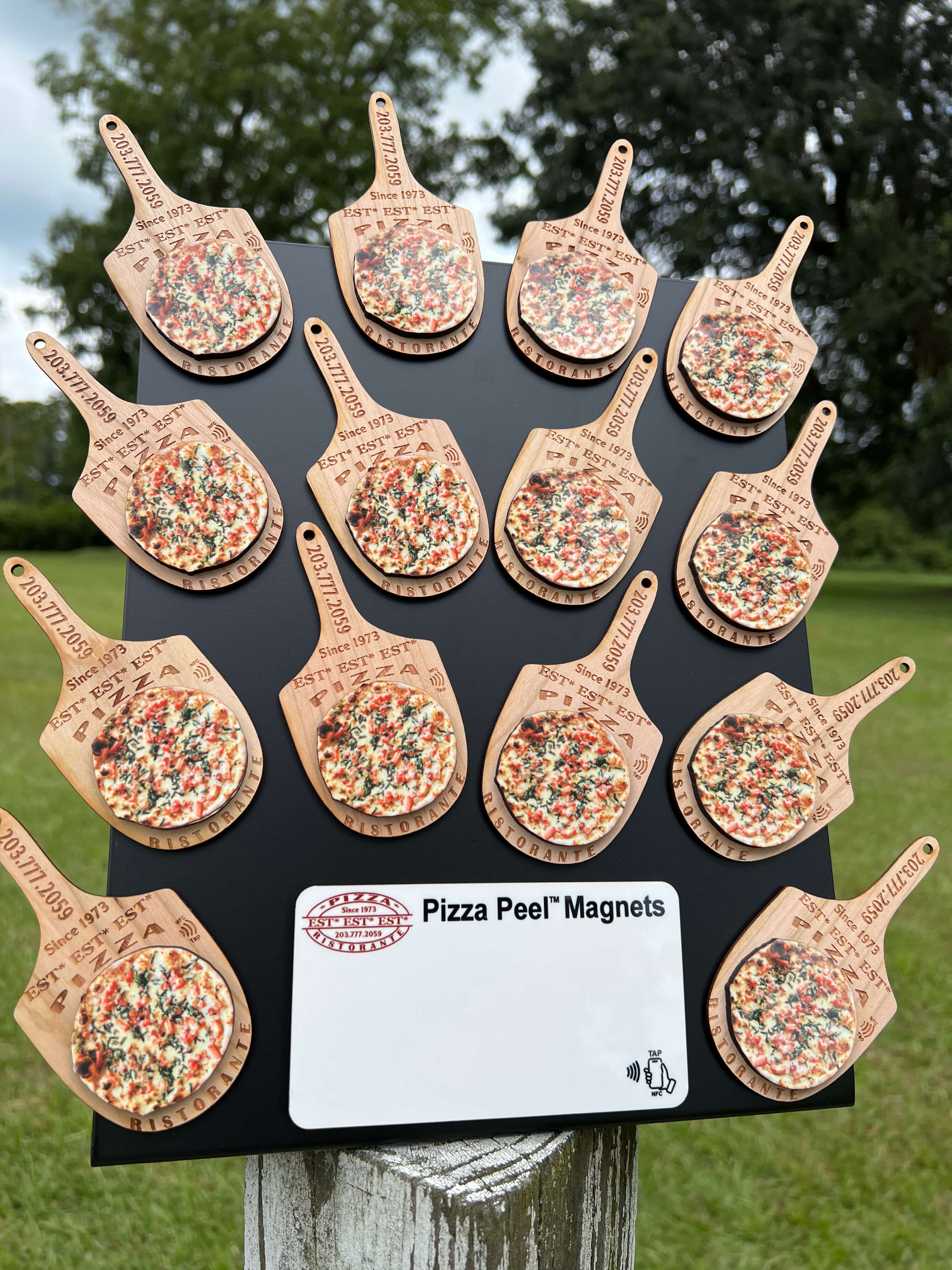 Popp's Pizza Peel™ Smart Magnets (NFC Enabled)