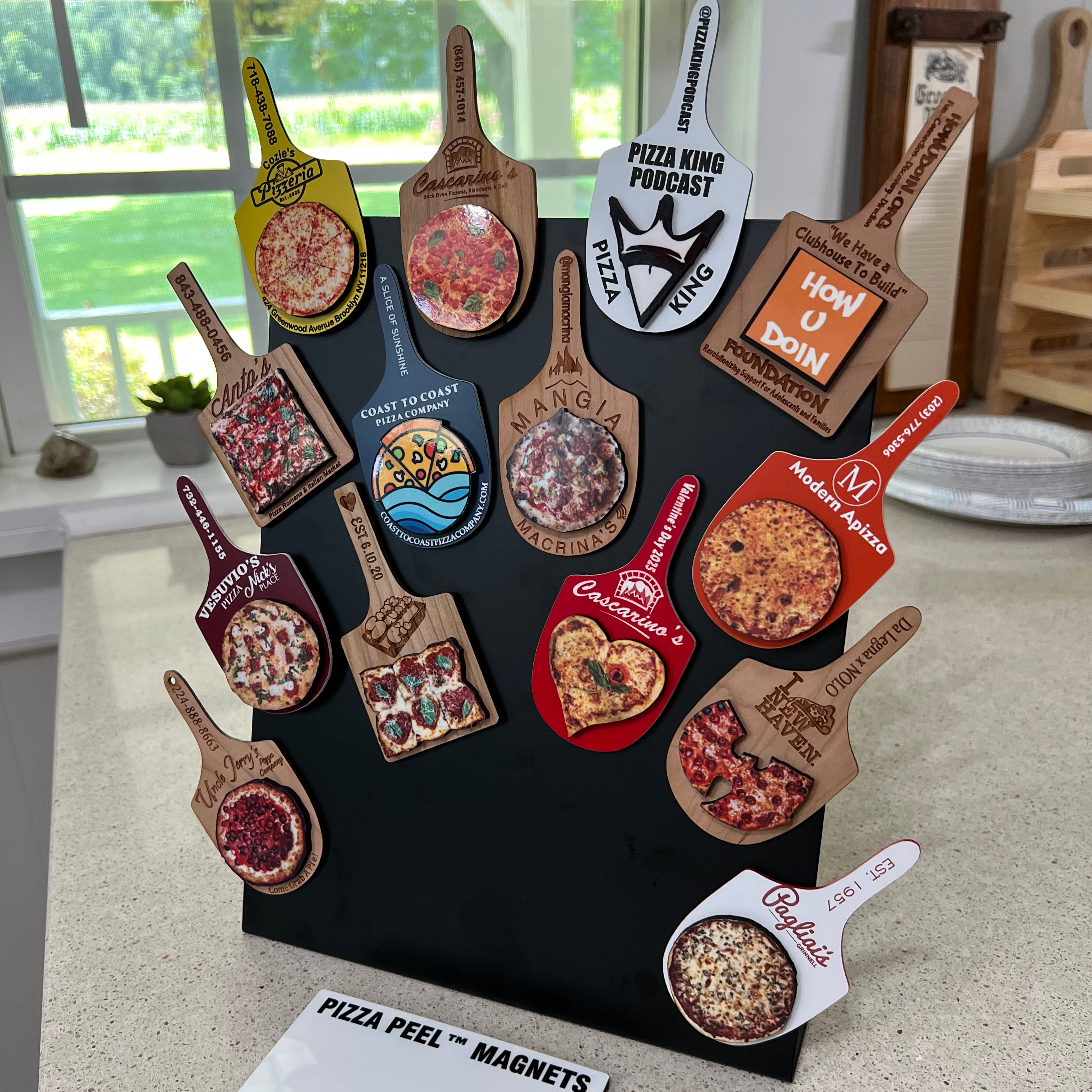 Magnetic Pizza Peel™ Display Board