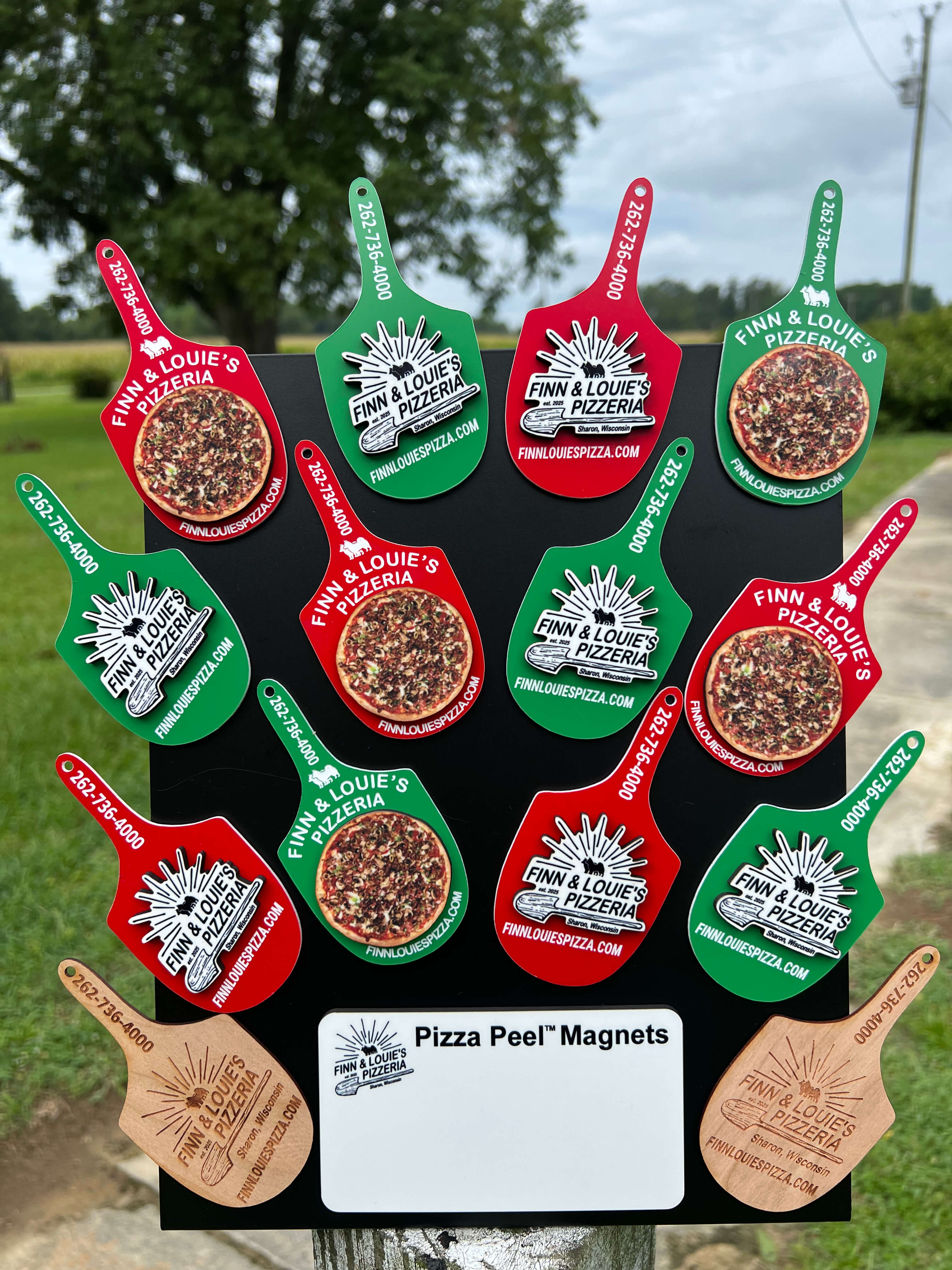 Popp's Pizza Peel™ Magnets