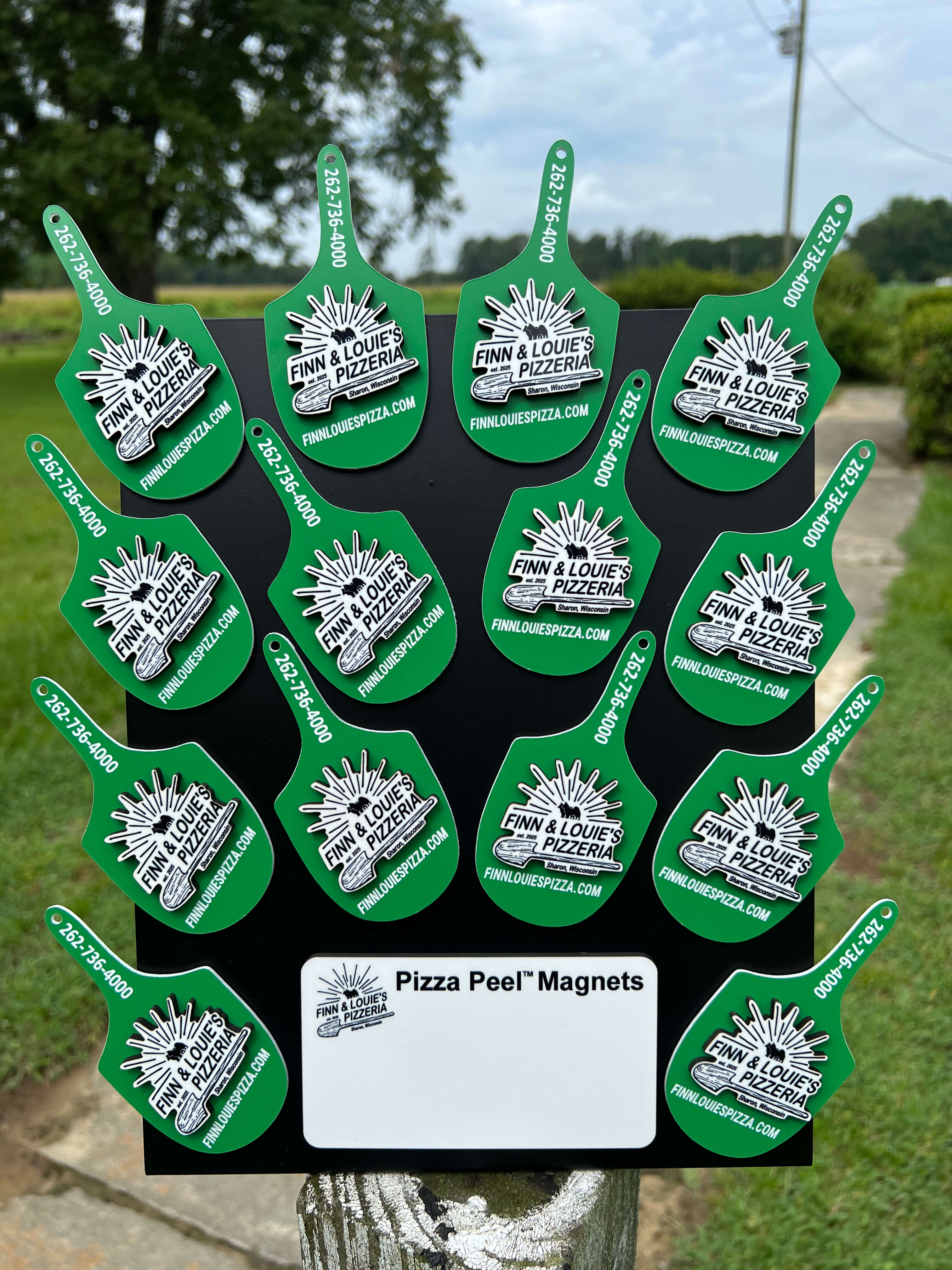 Popp's Pizza Peel™ Smart Magnets (NFC Enabled)