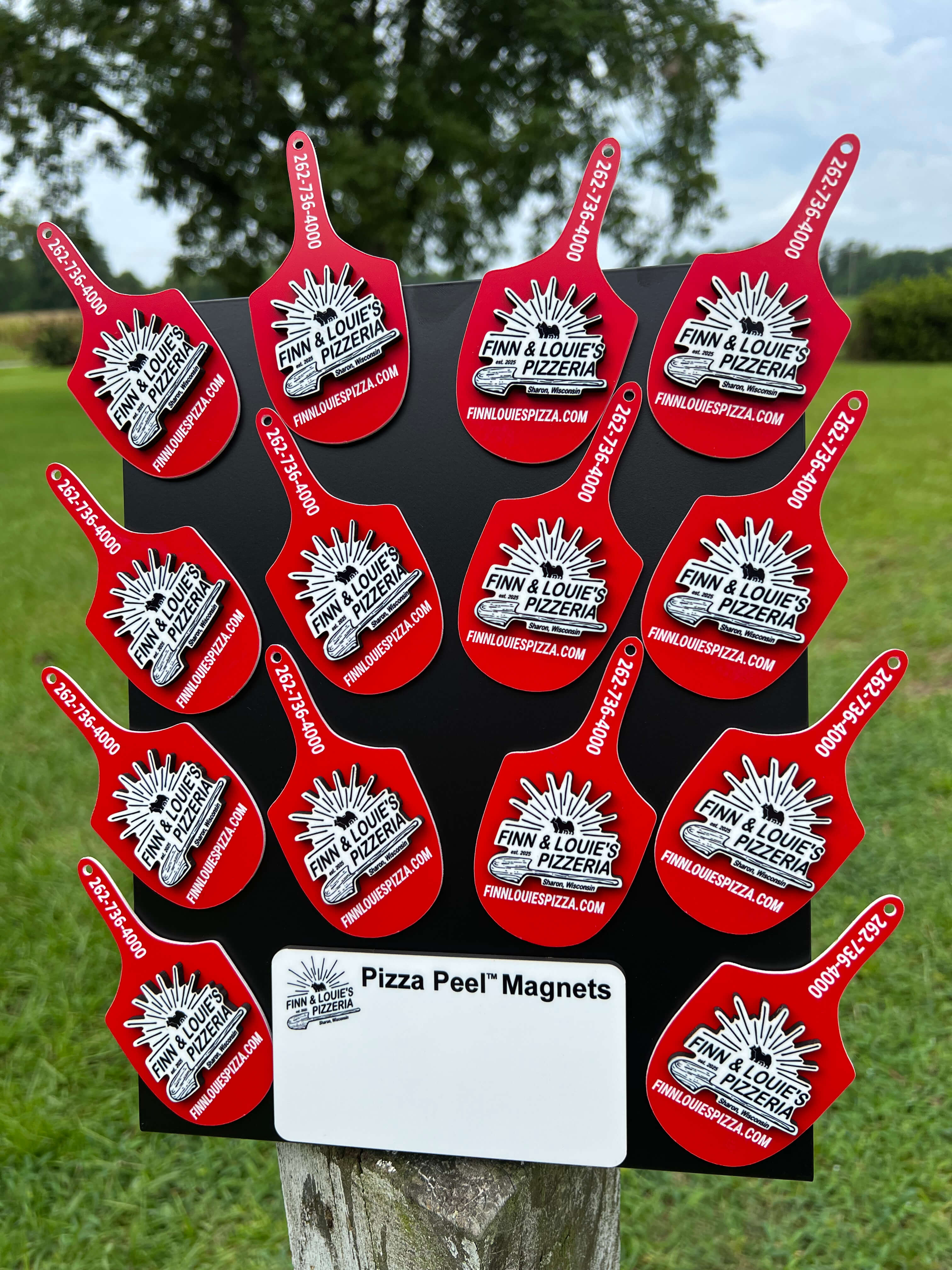 Popp's Pizza Peel™ Smart Magnets (NFC Enabled)