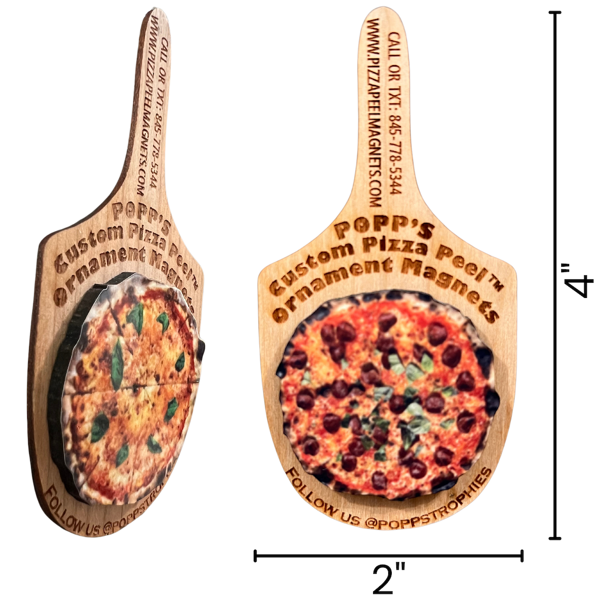 Popp's Pizza Peel™ FREE Custom Design Proof