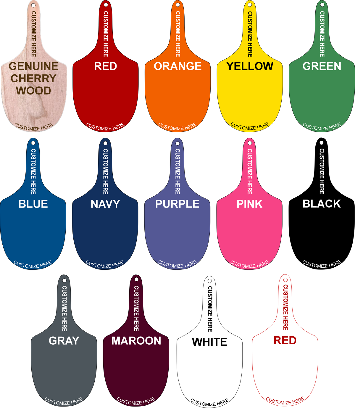 Pizza Peel™ Plain Ornament-Magnets