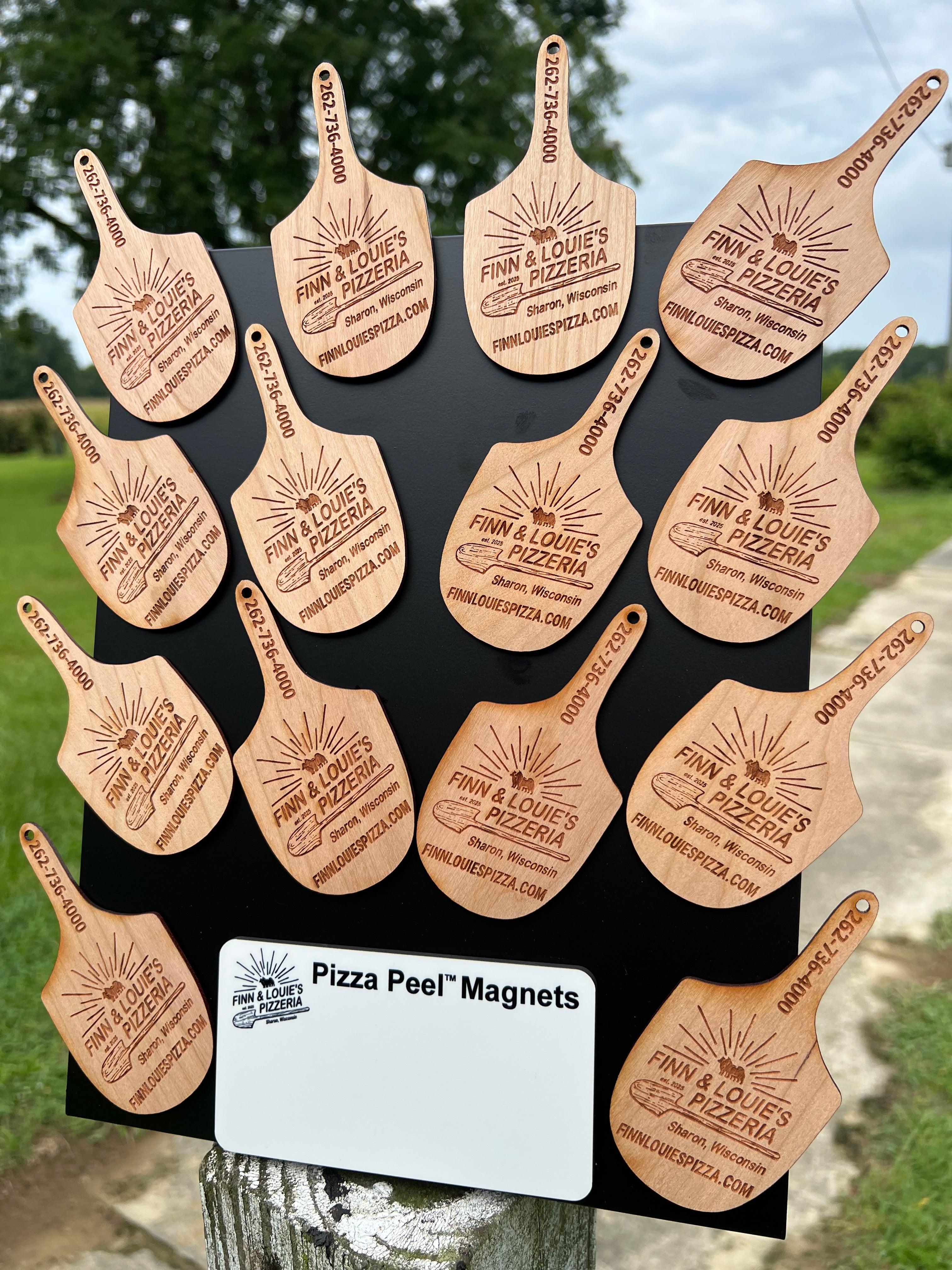 Popp's Pizza Peel™ Plain Magnets