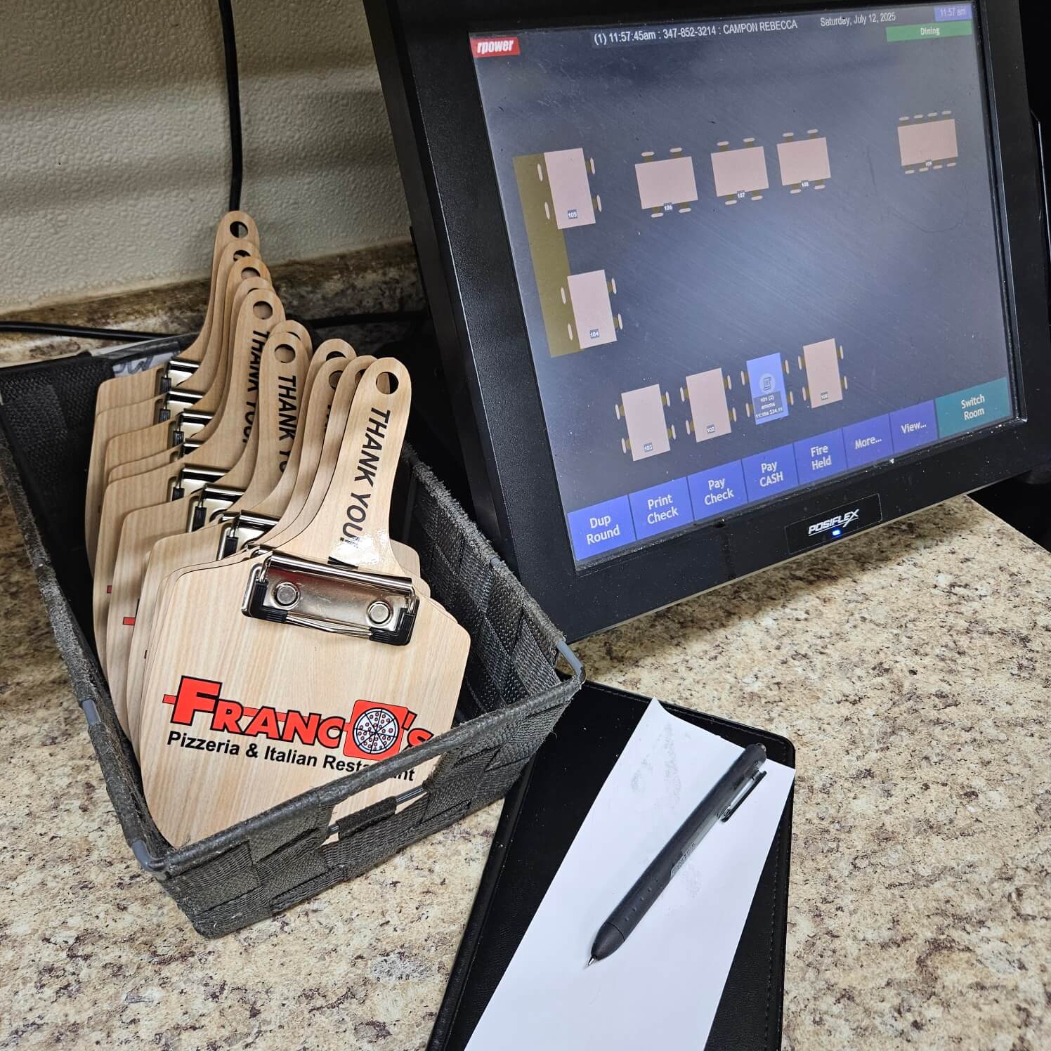 Pizza Peel™ check presenters