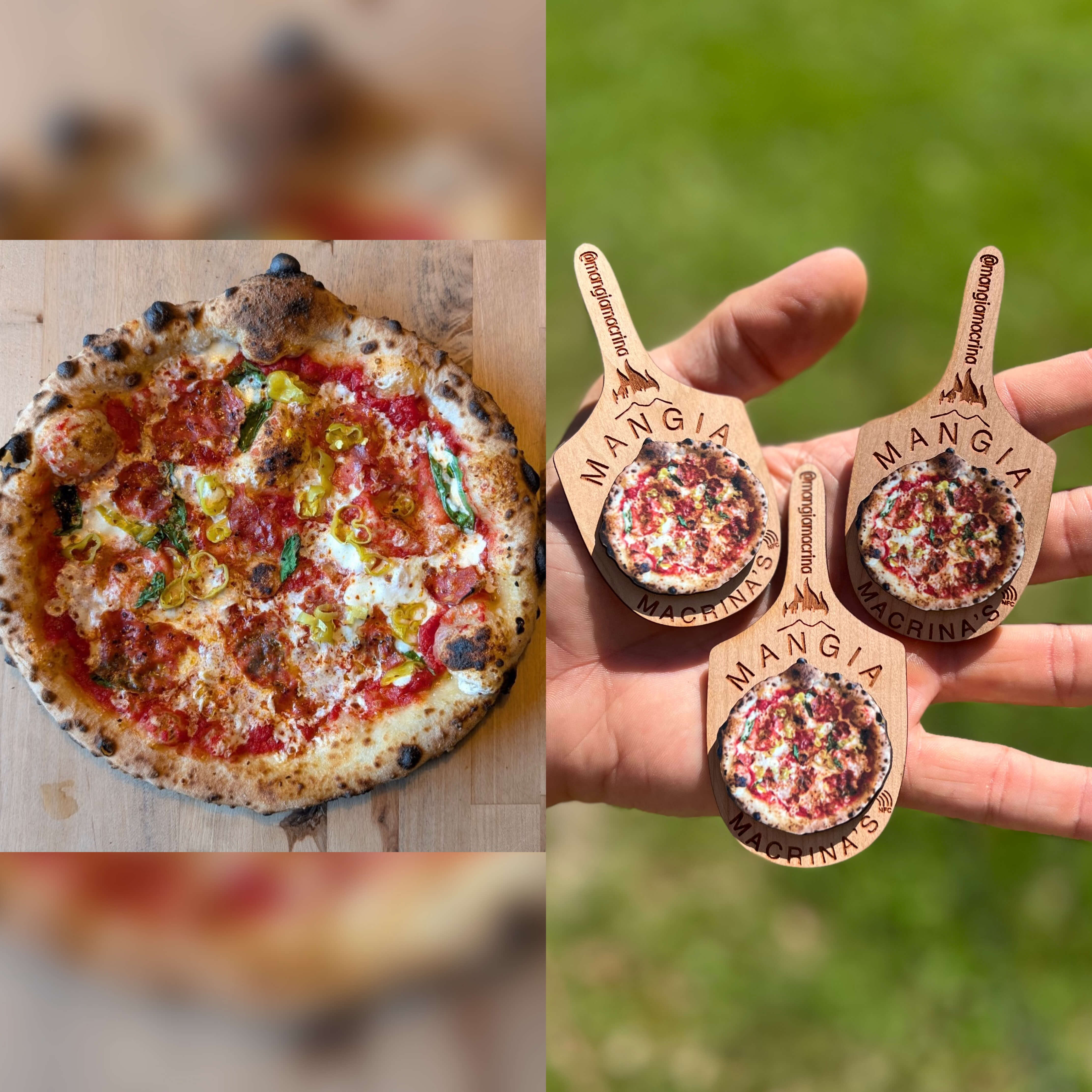 Popp's Pizza Peel™ Smart Magnets (NFC Enabled)