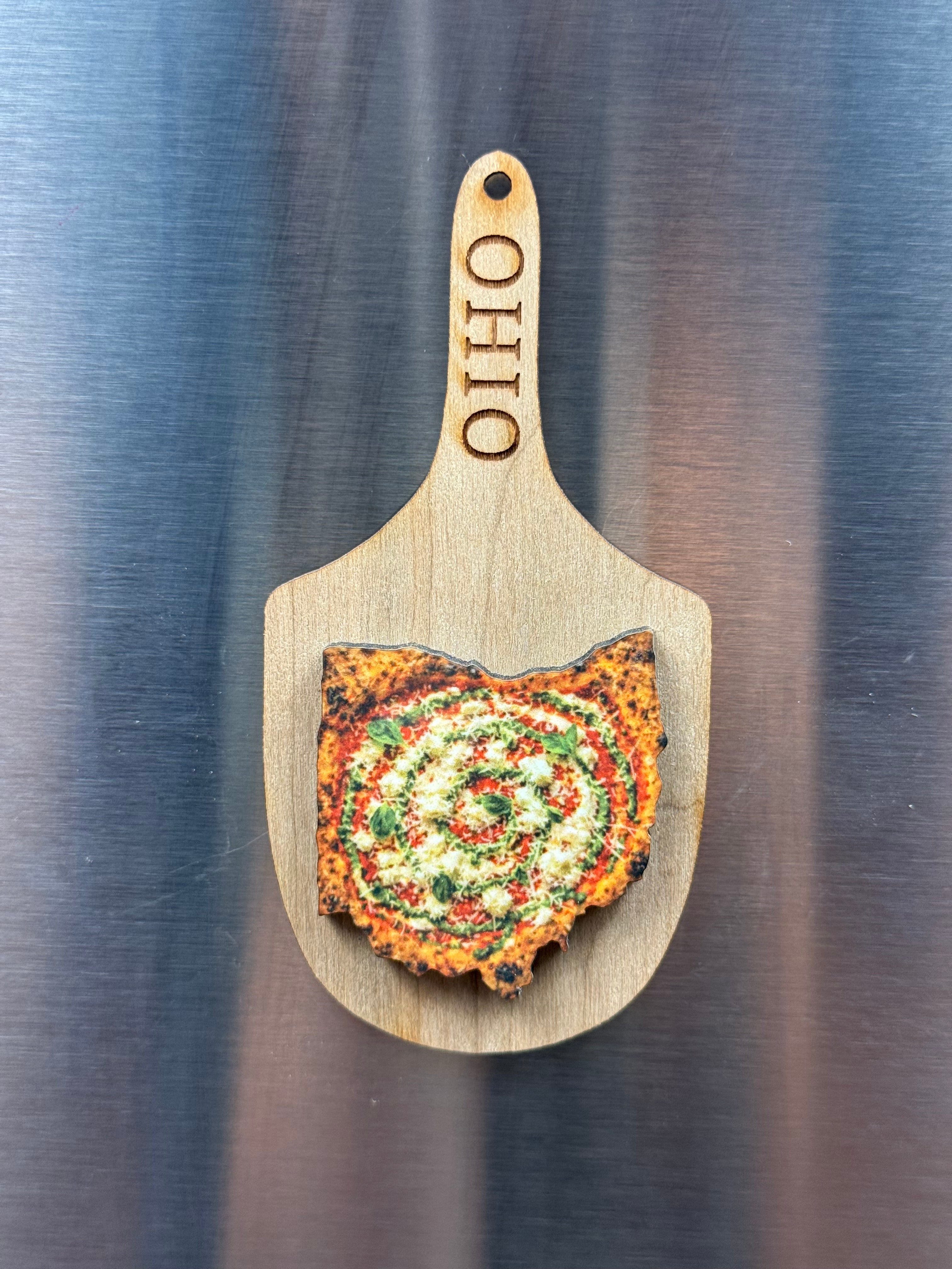State Pizza Peel Magnets