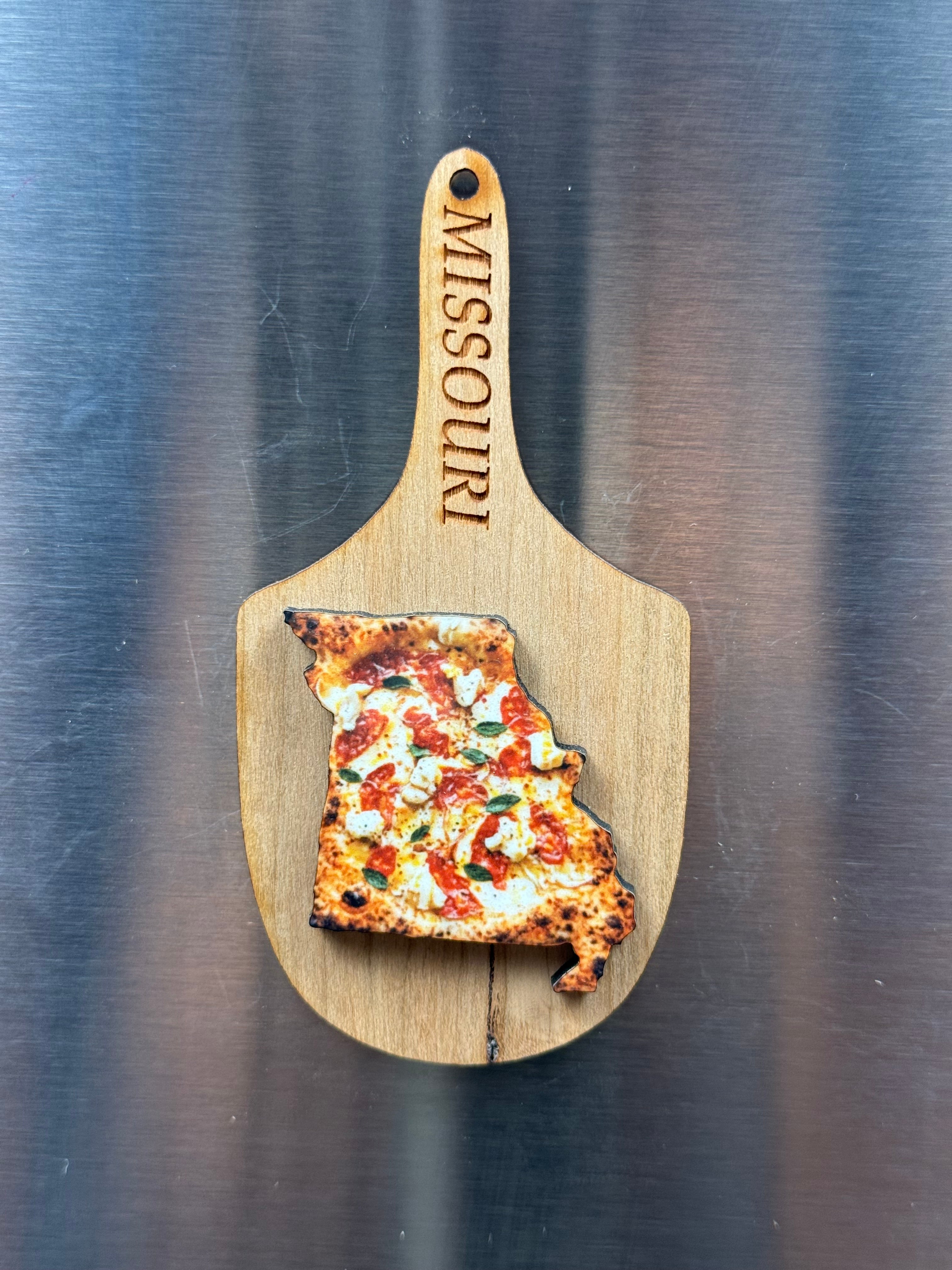 State Pizza Peel Magnets