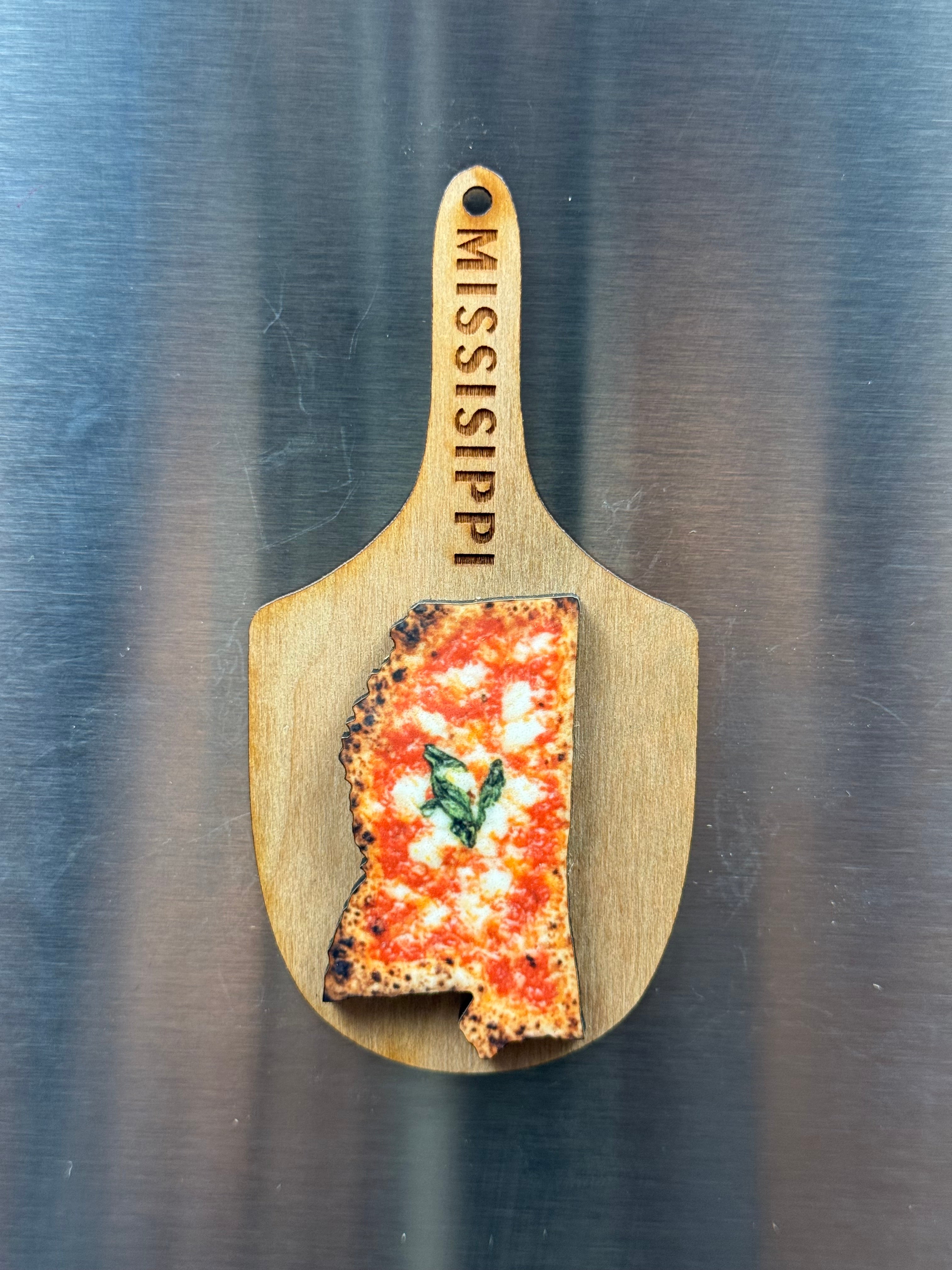 State Pizza Peel Magnets
