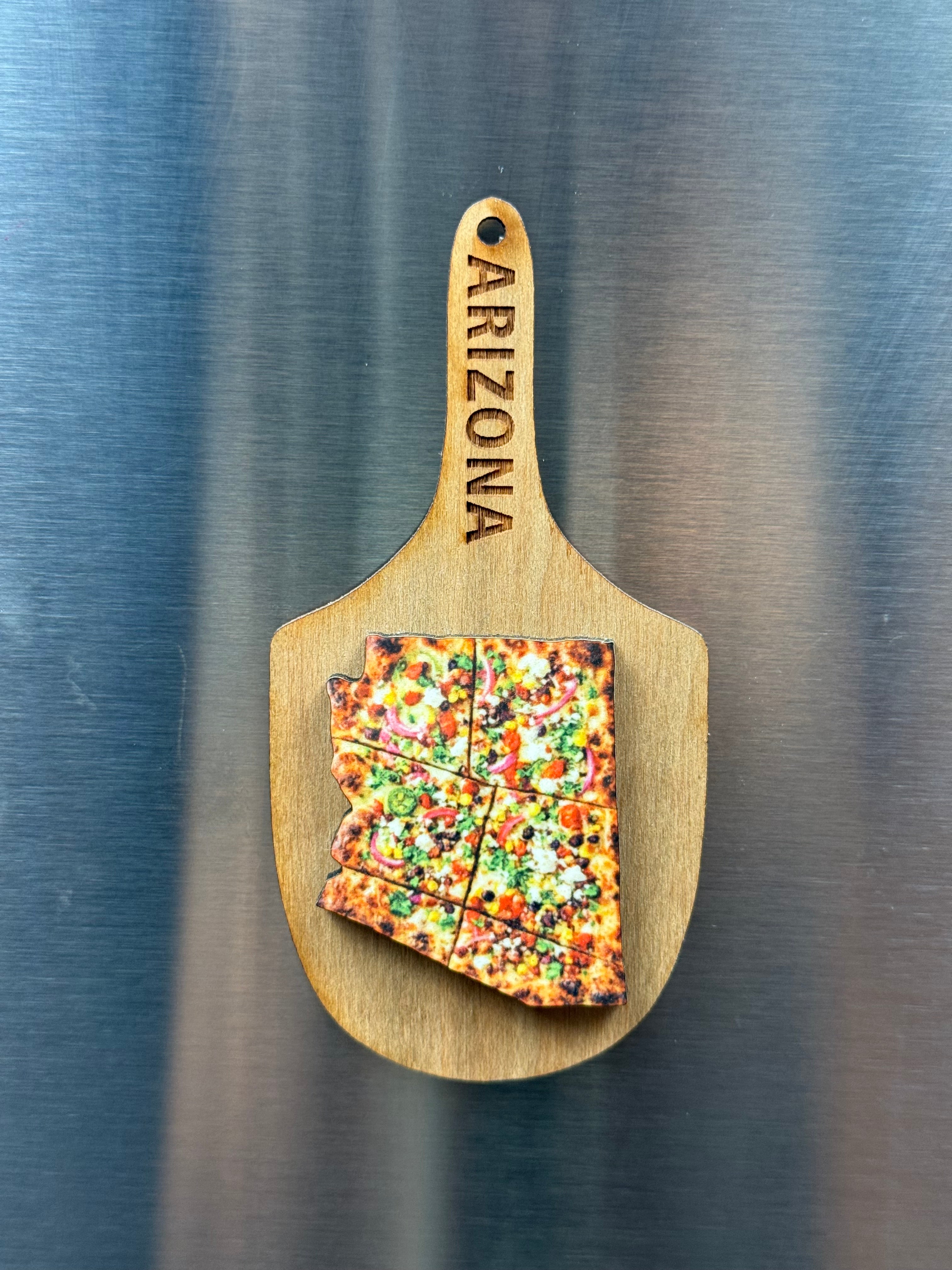 State Pizza Peel Magnets