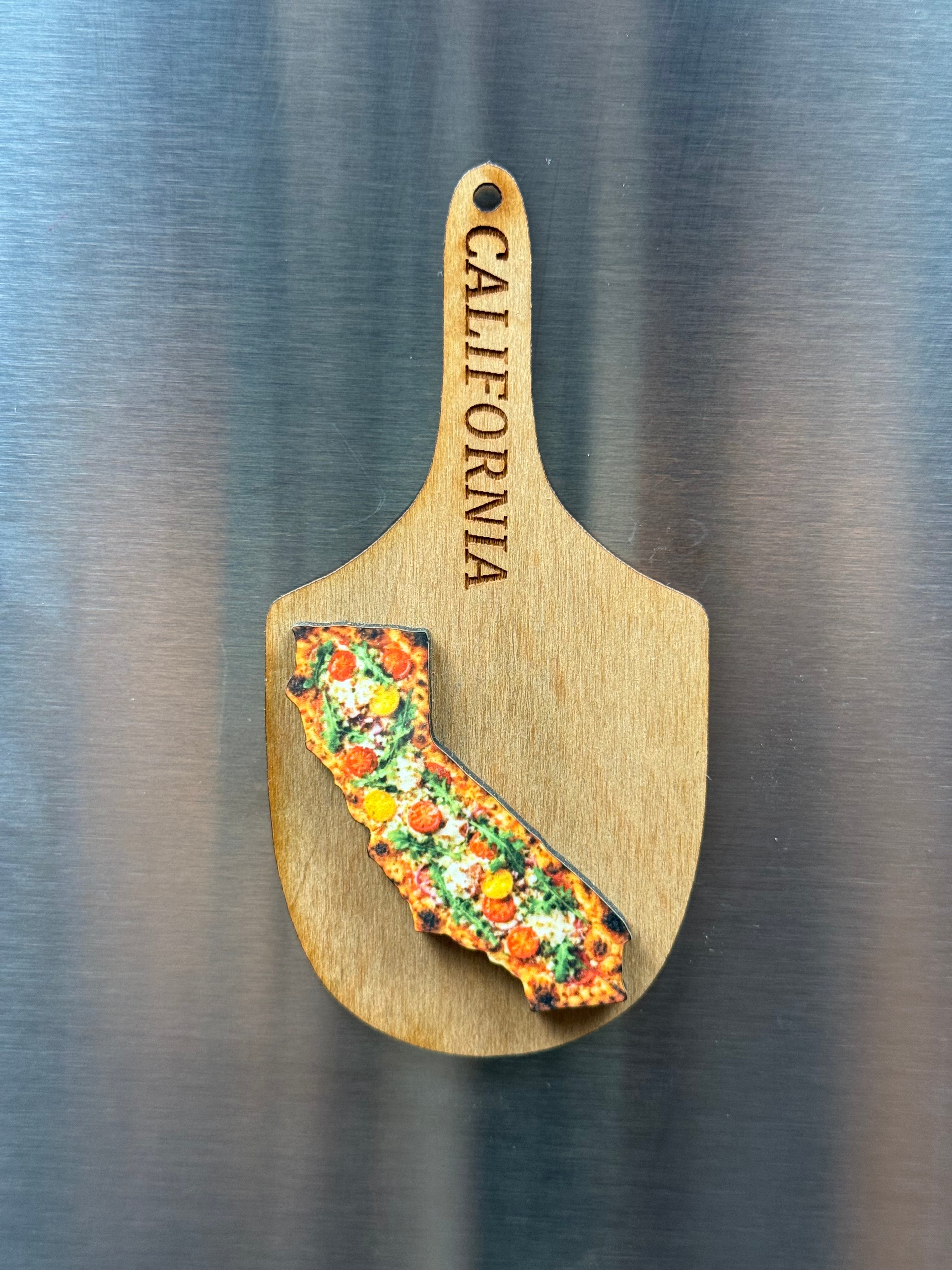 State Pizza Peel Magnets