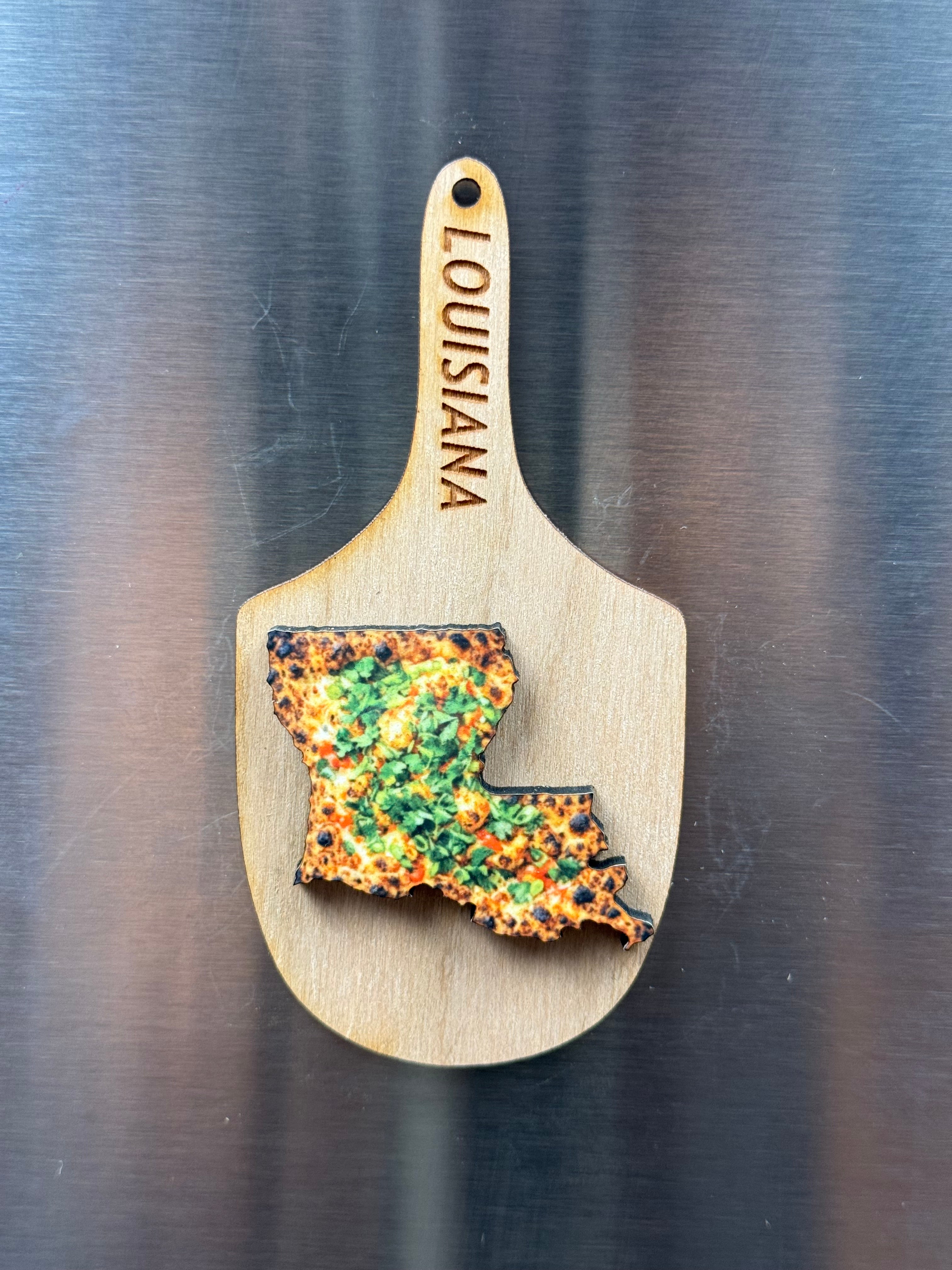 State Pizza Peel Magnets