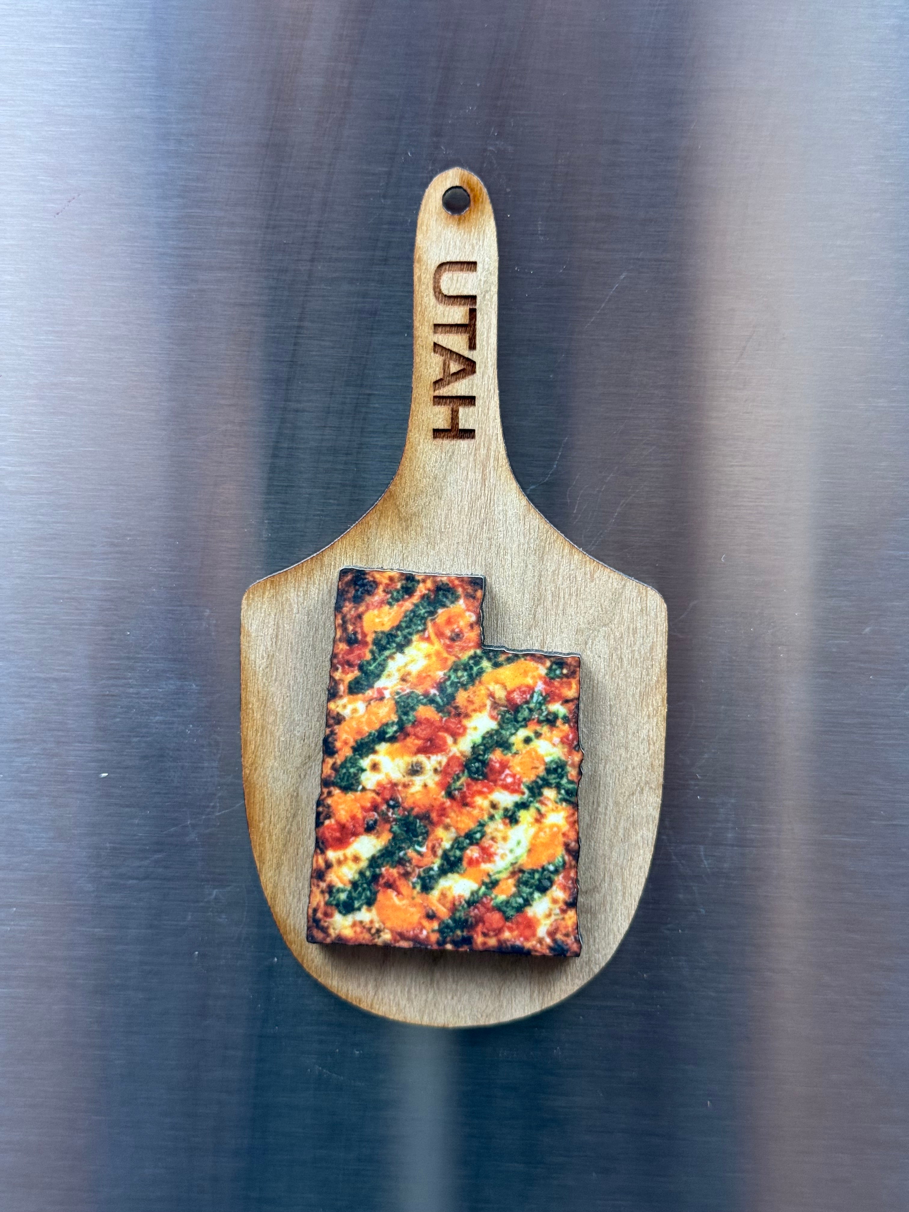 State Pizza Peel Magnets