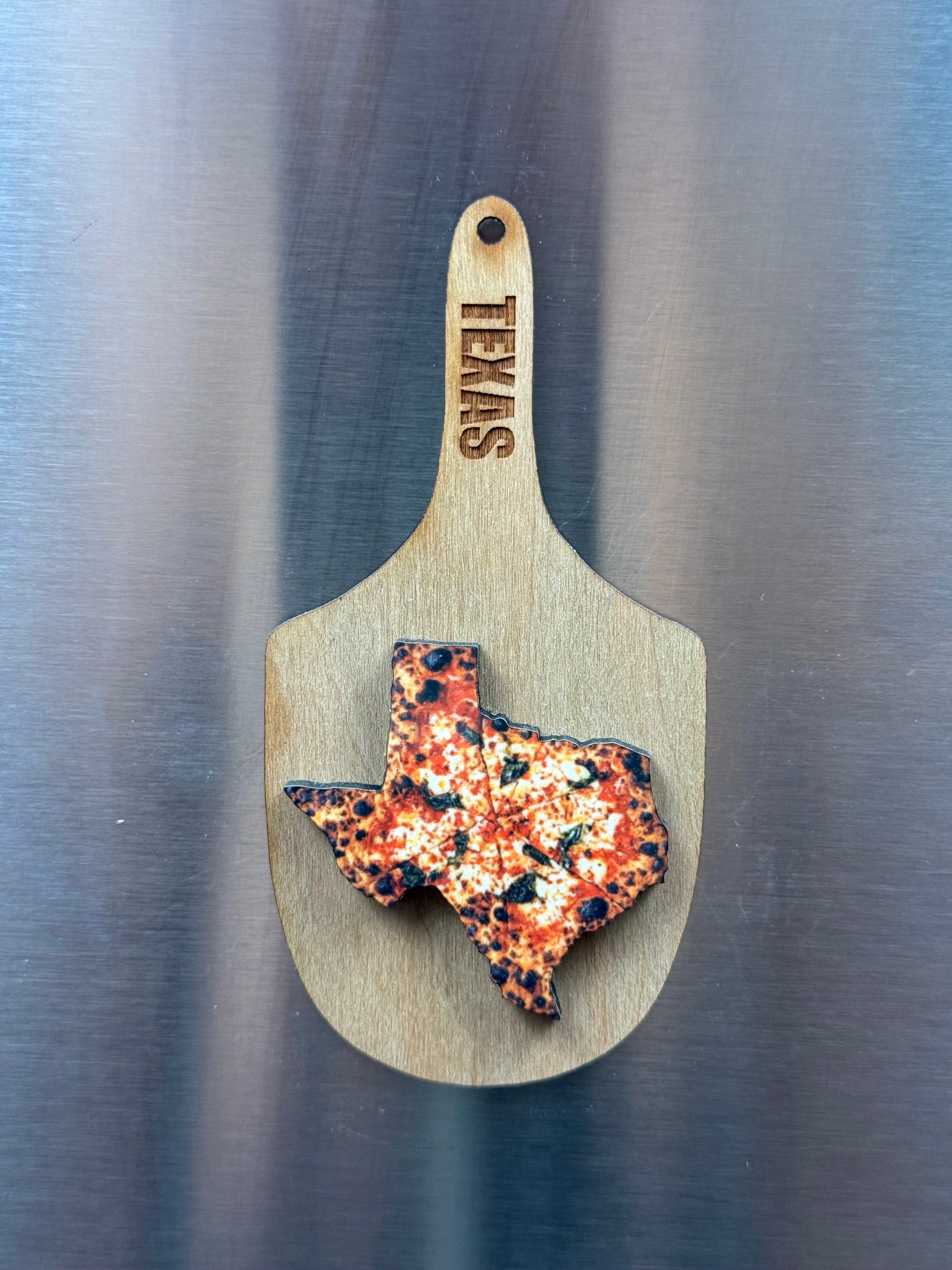 State Pizza Peel Magnets