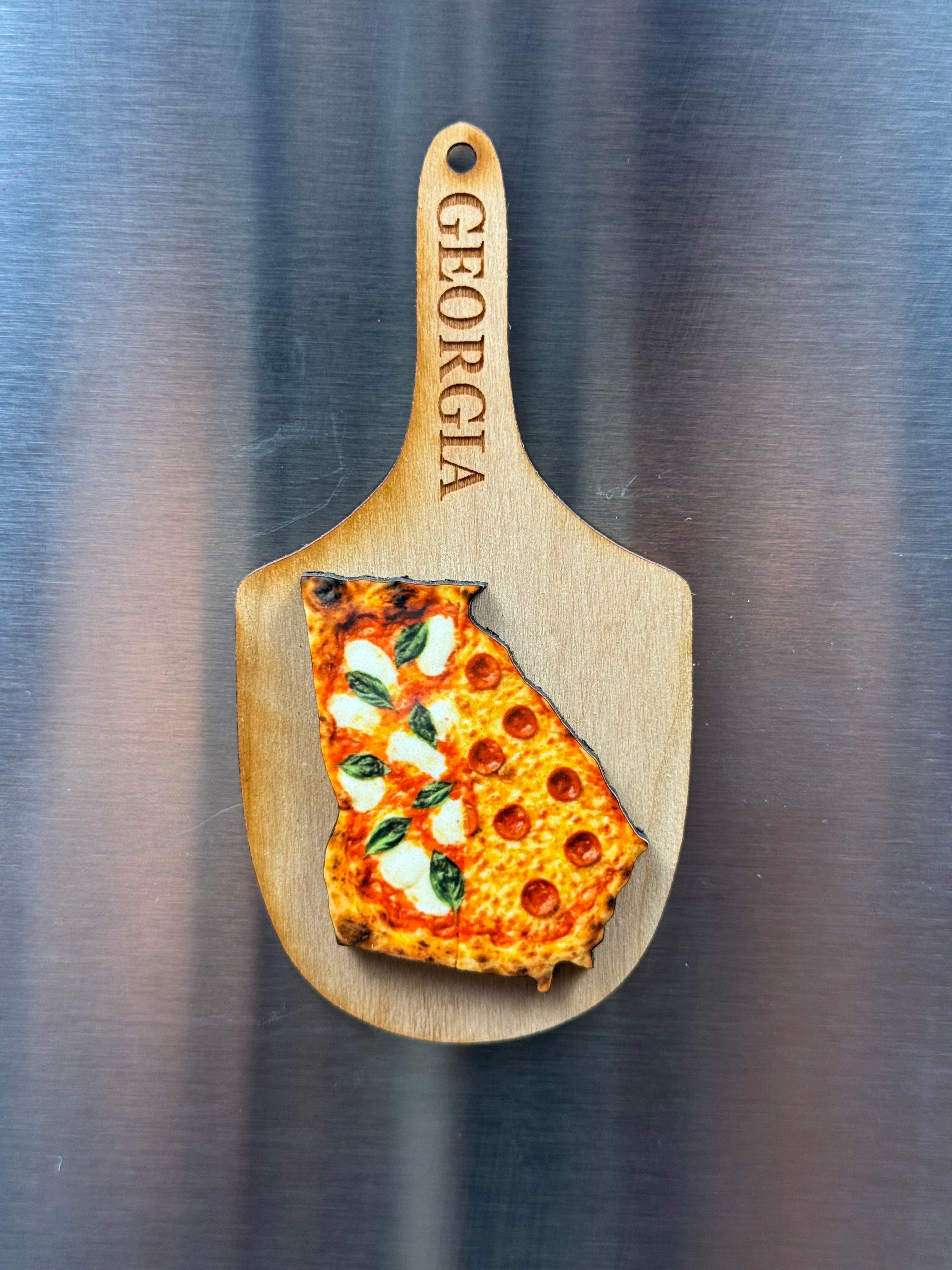 State Pizza Peel Magnets
