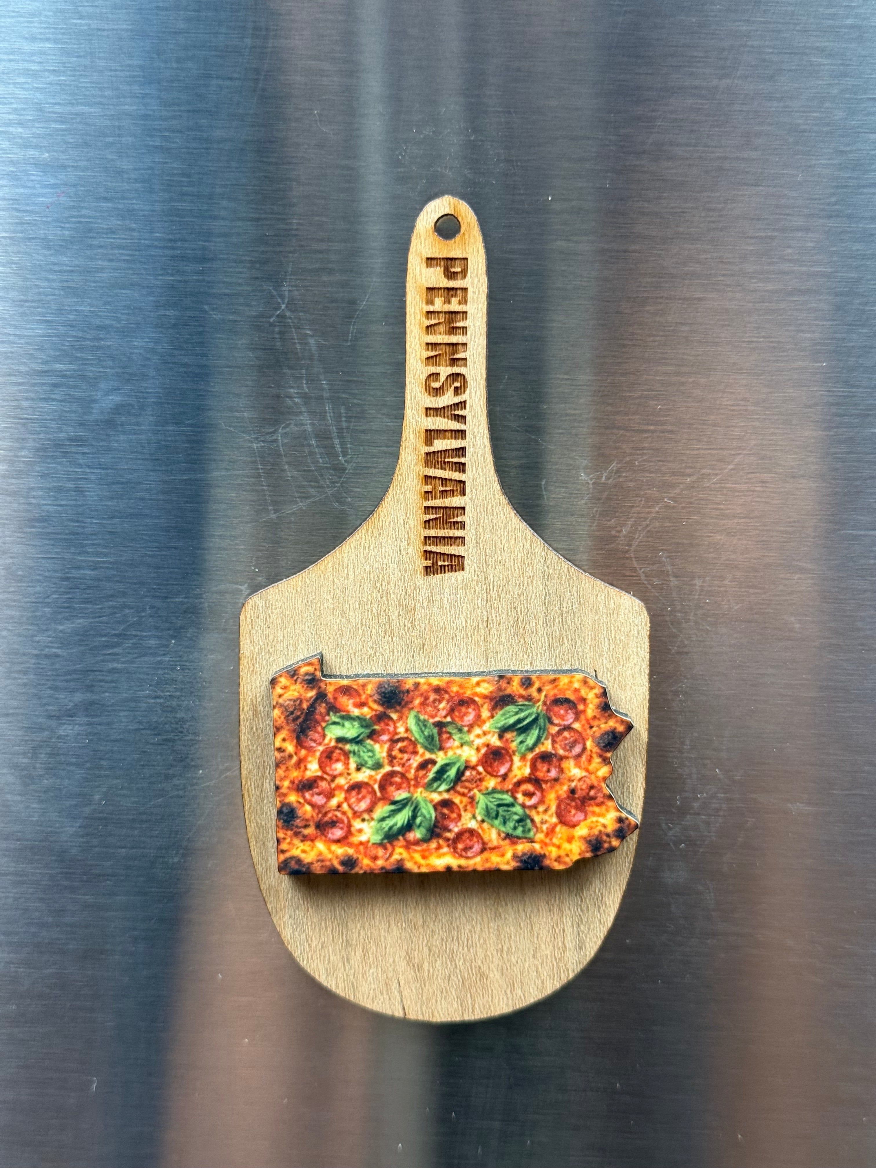 State Pizza Peel Magnets