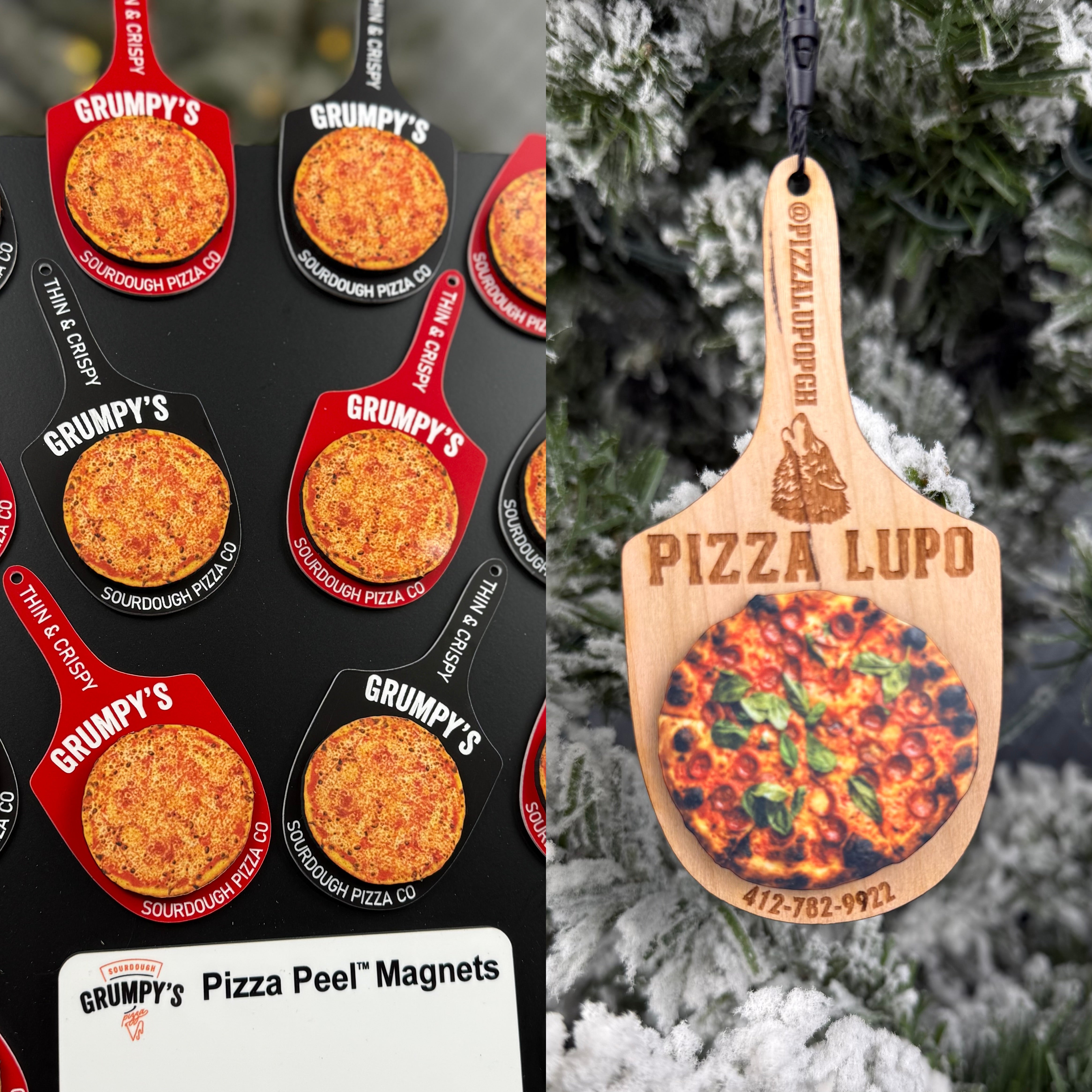 Popp's Pizza Peel™ Magnets & Ornaments