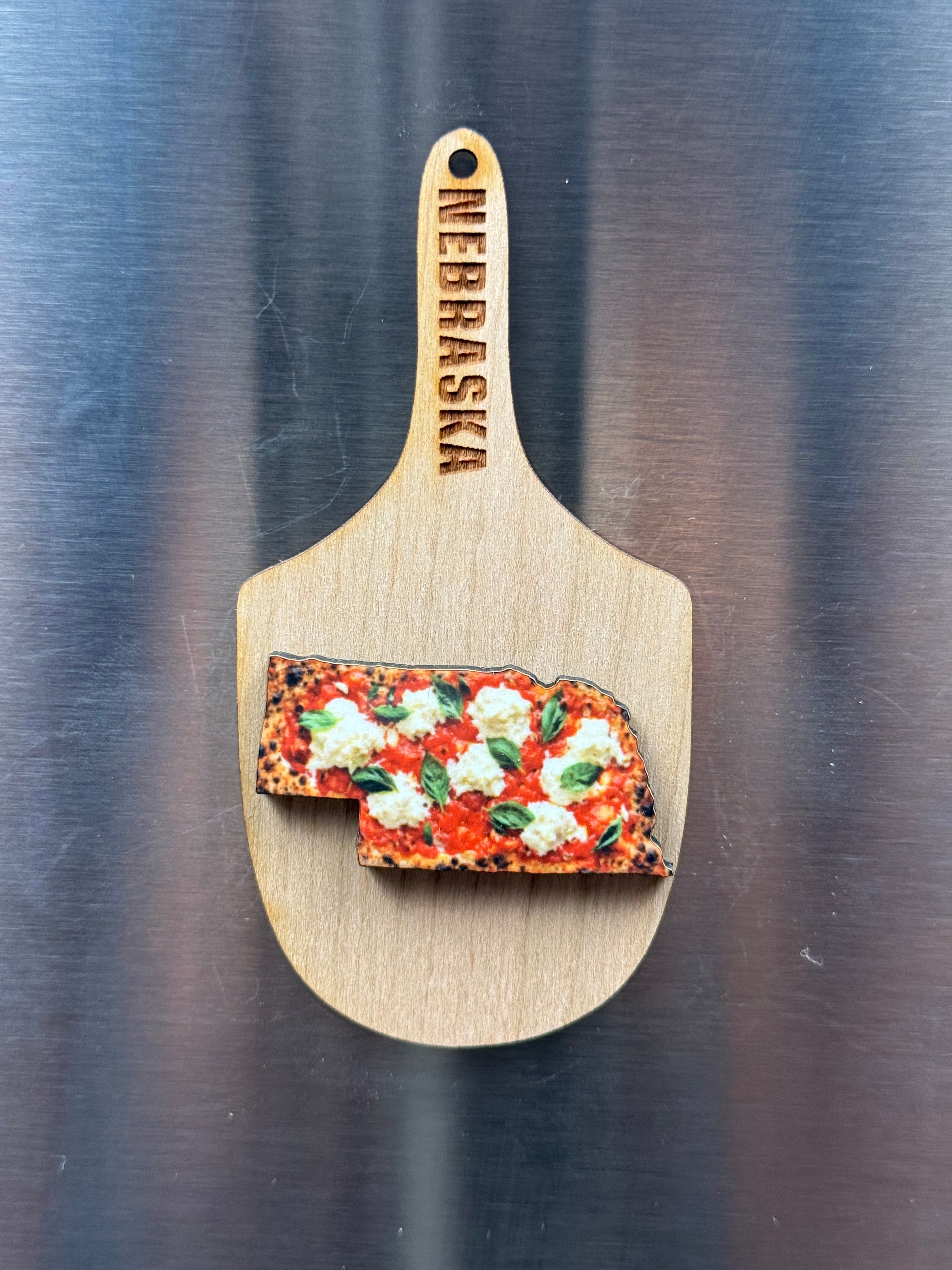 State Pizza Peel Magnets