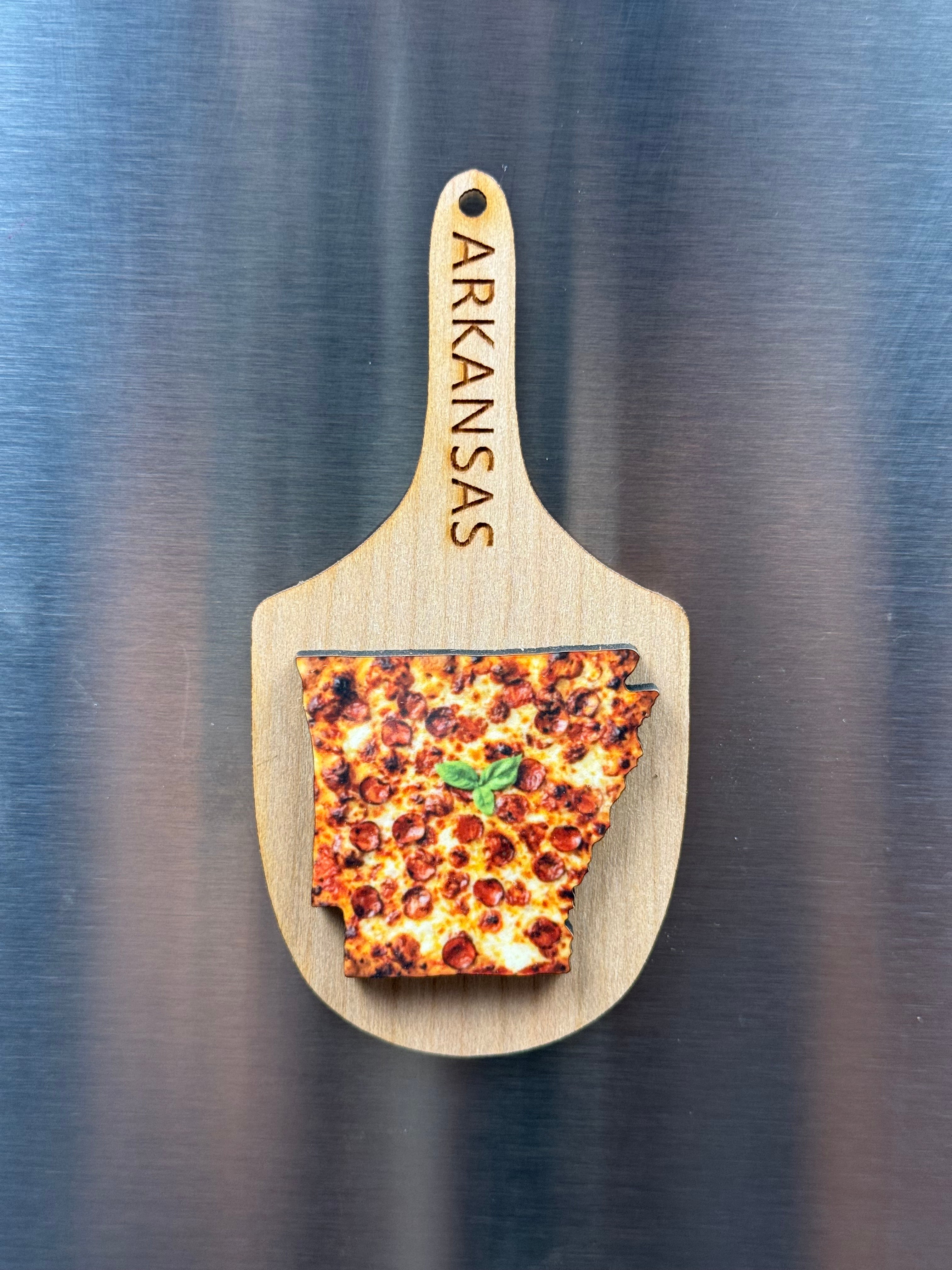 State Pizza Peel Magnets